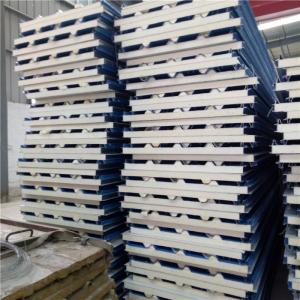 China green environmental protection 50mm PU sandwich roof panel used in America supplier