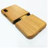 China Cherry / Sapele Wood iPhone X Case Separating Type Round Edge Model wholesale