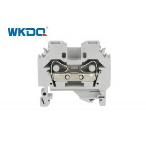 282-101 Din Rail Spring Clamp Terminal Block Feed Through 6mm Side Entry Nylon PA66 Grey and Other Color
