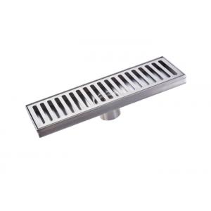Recyclable Reuse Stainless Steel Shower Grates , High Strength Linear Shower Grate