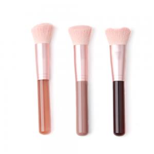 Flower Plastic Handle 1pc Individual Makeup Brushes