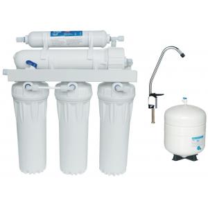 5 stage  white  10inch Manual Flush Water Reverse Osmosis Machine  without pump