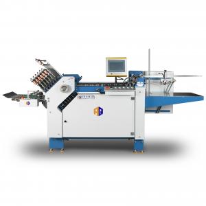 200m/min 14 Buckle Plates Commerical Paper Foldsing Machine With Pile Feeder