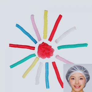 China OEM Clip Head Cap Disposable Surgical Operating Room Scrub Hats Blue supplier