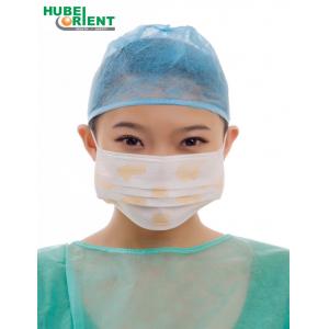 Disposable Non Sterile Protective Face Mask White Blue Green Color 3ply For Adult Use