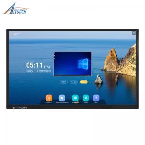 150w Interactive Touch Screen Wall Display Android Brightness 400-500 Cd/M2