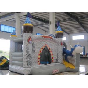 China Digital Printing Dragon Large Bouncy Castle , Waterproof Princess Jumping Castle supplier