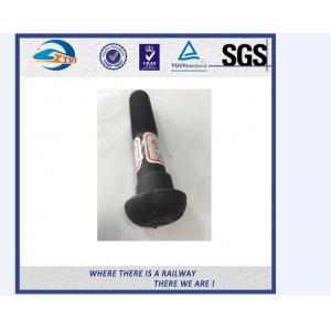 High Strength Galvanised Bolt And Nut / Rail Bolt With Black Anodize