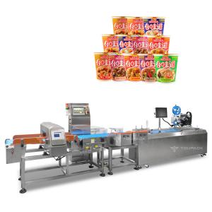 China 304 Stainless Steel Check Weigher Machine Combination Bread Metal Detector Weight Scale Machine supplier
