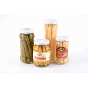 Nutritious Salty Green Canned White Asparagus / Bulk Canned Food High Fiber