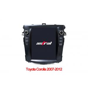 China 9.7 Inches Toyota Corolla 2012 Vertical Screen Single Din In Dash Navigation System With Mirror Link supplier