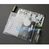 k bags for cosmetic puff automatic slider zipper bag, OEM clear PVC bag/ PVC slider bag/PVC zipper bag, Make Up Or