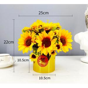 ODM Preserved Fresh Flowers Dried Sunflower Bouquet Ornaments