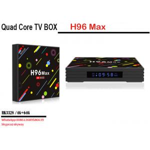 China New Product 2018 H96 MAX H2 RK3328 4G 64G Cheap Iptv Set Top Box Android 7.1 Os Tv Box supplier