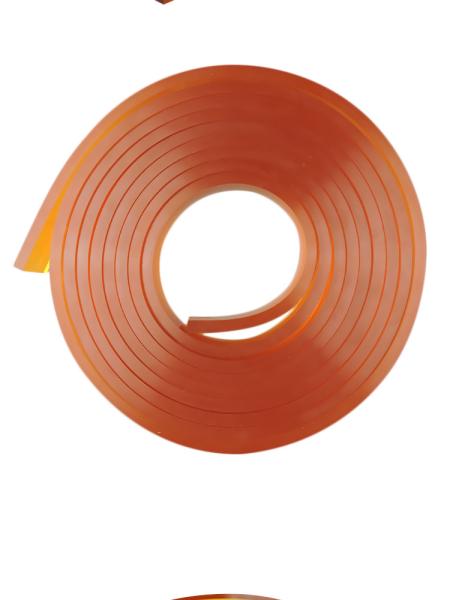 Polyurethane Silk Screen Squeegee Rubber Scraping Strip 4m / Roll Length