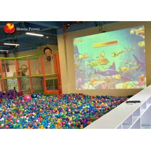 3D Interactive Projection Floor Motion Throwing Ball Simulator Indoor Playground 2m * 3m