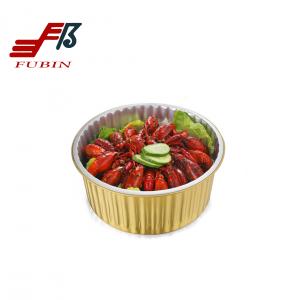 China Gold Alloy 8011 Airline Meal Tray for Food Packaging supplier