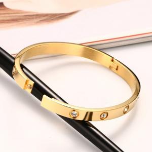 Endless Inlay Wrist Bangle Bracelet C open Highpolished 20g Weight 60mm