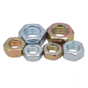 Plain Metric Galvanized Hexagon Nuts DIN934 for Industrial Applications