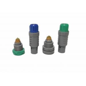 IP50 IP66 Push Pull Circular Connectors Plastic Plug And Socket 2P Series