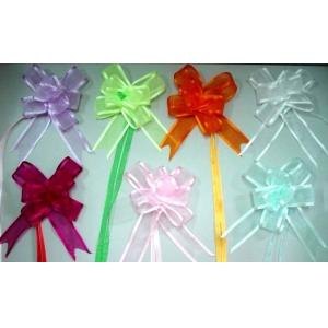 China Organza pull bow and Gift Packing Cake Decoration Bows supplier