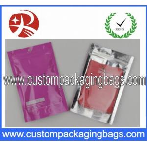 China Front clear and back foil Plastic Ziplock Bags , SGS Zipper Plastic Bags supplier