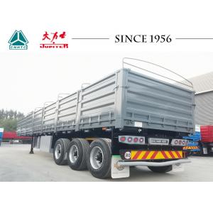 China 40T Flatbed Semi Trailer With Dropside Wall Side Wall Semi Trailer For Sale supplier