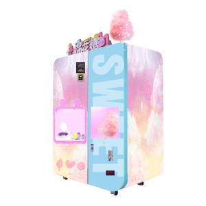 China Electric Automatic Cotton Candy Floss Vending Machine  Commercial supplier