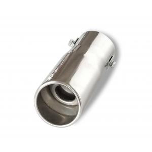 Mirror Polished Advance Auto Exhaust Tips 2.25" Inlet 2.5" Outllet Angle Cut