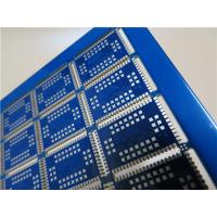 China Blue Copper 35um Multilayer PCB Circuit Board With Edge Castellated Plating on sale