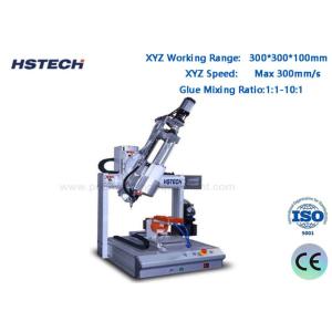 China Máquina distribuidora de pegamento versátil con accesorios y control de calefacción para control programable supplier