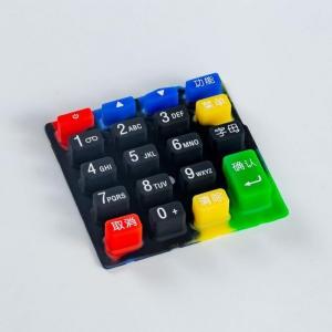 Multi Color 30 To 80 Shore A OEM Rubber Keycaps Full Set