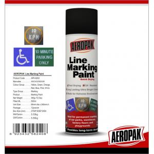 China Safety Survey Marking Paint Permanent Spray Paint For Car Parks Warehouse supplier