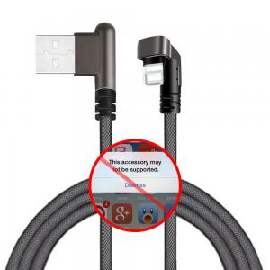 High Speed Iphone 5s USB Data Cable For Fast Charging Nylon Braided 2.1A