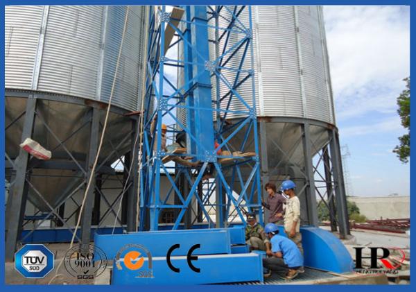 1112m3 Corrugated Steel Grain Silo Roll Forming Machine , Silo Equipment