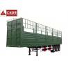 China 3 Axle Cargo Container Trailer , Container Hauler Trailer Corrugated Body Plate wholesale
