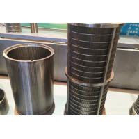 China V Shaped Welded End Connection Wedge Wire Screen for Filtration Solutions on sale