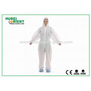 China Custom Light-Weight Disposable Use Coverall With Hood For Workers/Painters supplier