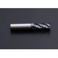 China HRC45 Gray Color 6mm Square End Mill Tungsten Carbide Milling Cutter Solid Burr on sale