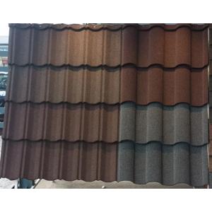 AZ40 2.7kg/Pc Galvanized Zinc Stone Coated Metal Steel Sheet Bond Shingle Milano Roman Roof Roofing Tile for Sell 0.38mm