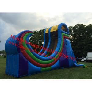 Half pipe giant inflatable water slide rents for 20′ tallx30 longx16′wide