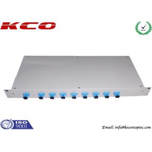China 1*8 2*8 Fiber Optic Splitter Patch Panel / 1x8 2x8 Rack Mount Passive PLC Splitter SC FC supplier