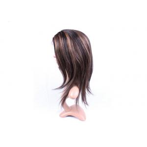 Natural Brazilian Short Human Hair Wigs With Thick Bottom OEM / ODM