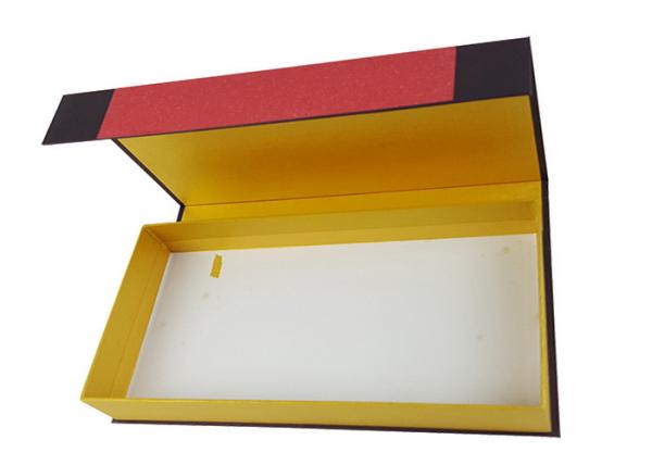 157G Gloss Art Paper Glue 1200G Cardboard Material Book Shape Packing Box Gold