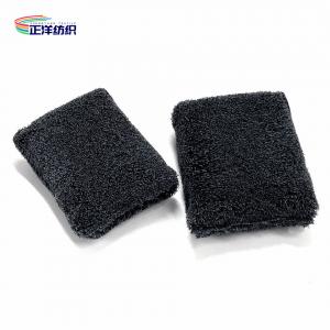 China Viscose Car Detailing Tools 8x14cm Scratchless Leather Car Seat Compound Applicator Pad supplier