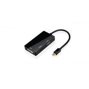 QS MIDP002, Mini DisplayPort Thunderbolt to DVI VGA HDMI TV Adapter