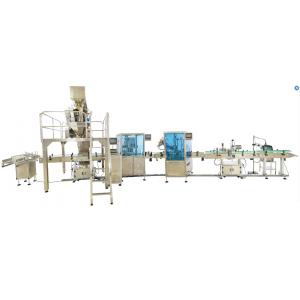 Canned Sardine Sterilization Food Packaging Machines Automatic Capping And Labelling