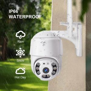 WIFI Camera HD 2MP PTZ Outdoor Waterproof IP66 Wireless IP Camera CCTV V380 Camera Color Full Day