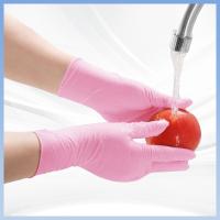 China Oil Repellent Disposable Nitrile Glove Latex Free For Food Processing on sale