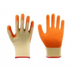 China Latex Coating Rubber Dipped Gloves Heavy Duty Hand Gloves For Construction Workers supplier